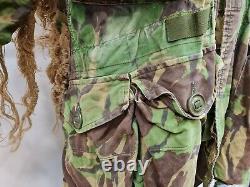RARE British Army SAS Vintage Modified DPM Woodland Kit Carry Sniper Smock #22