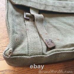 RARE British WW1 Pattern 1908 HAVERSACK coverted for OFFICERS USE ON SAM BROWNE