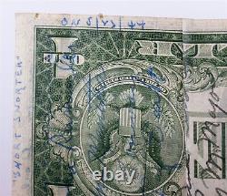 RARE D-Day Short Snorter Bank Notes 6/23/1944 United States Canada Great Britain