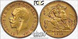 RARE Great Britain 1912 1/2 Gold Sovereign S-4006 PCGS AU 58 $988.88