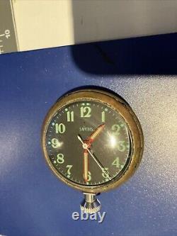 RARE Green Dial Red/Green Hands SMITHS Pocket Stop Watch Made in Great Britain