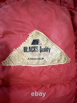 RARE Made in Great Britain Blacks Quality -25 Karakoram Down Sleeping Bag READ