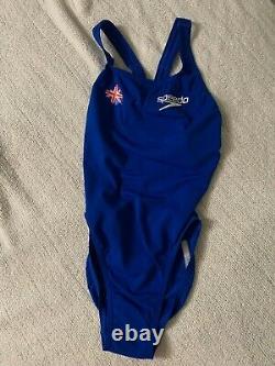 RARE Team GB British swimming suit Great Britain Speedo Olympic Olympics 8 30 34