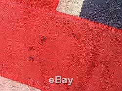 RARE! WWI BRITISH/GREAT BRITAIN/ENGLAND NAVY FLAG 9X4 Feet Size