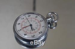 RARE Zenith Swiss Made Royal Navy UK Great Britain WWII Pocket Deck Watch