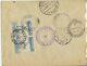 Rare Censor Cover Lemnos Castle Greece 1918 Ww1 Stamps On Back To Australia