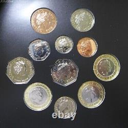 ROYAL MINT 2009 UK GREAT BRITAIN BU Coin Set Rare KEW GARDENS 50p