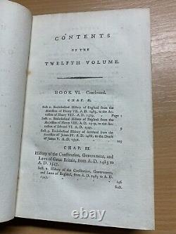 Rare 1799 History Of Great Britain 1485-1547 Robert Henry Vol 12 Book (p5)