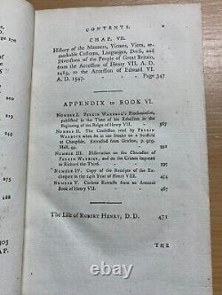 Rare 1799 History Of Great Britain 1485-1547 Robert Henry Vol 12 Book (p5)