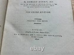 Rare 1800 History Of Great Britain 1066-1216 Robert Henry Vol 5 Book (p5)