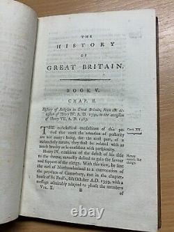 Rare 1800 History Of Great Britain 1399-1485 Robert Henry Vol 10 Book (p5)