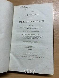 Rare 1800 History Of Great Britain 1399-1485 Robert Henry Vol 9 Book (p5)