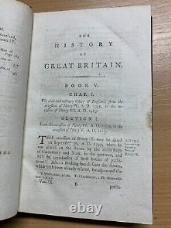 Rare 1800 History Of Great Britain 1399-1485 Robert Henry Vol 9 Book (p5)