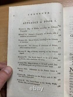 Rare 1800 History Of Great Britain 55 Bce-449ad Fold Out Maps Vol 2 Book (p5)