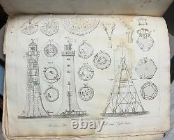 Rare 1824 DUPIN'S COMMERCIAL POWER of GREAT BRITAIN Plans Elevations ENGRAVINGS