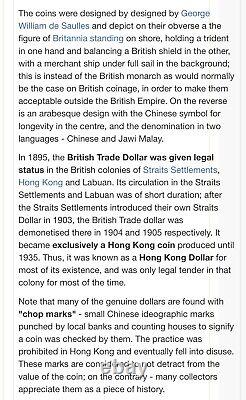 Rare 1903 B Great Britain Trade Dollar 90% Silver High Grade