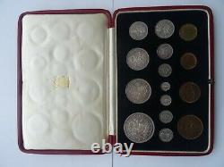 Rare 1937 George Vi, Specimen Coin Set, Fifteen Coins, Incl Maundy Original Case