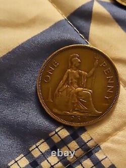 Rare 1937 Great Britain George VI One Penny