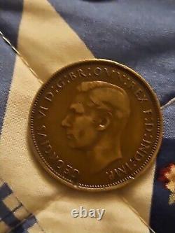 Rare 1937 Great Britain George VI One Penny