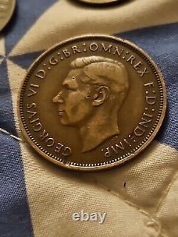 Rare 1937 Great Britain George VI One Penny