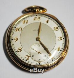 Rare 1943 WW2 Longines Cal. 18.89 Presentation Pocket Watch P. W. R.'s GF NICE