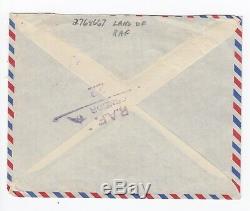 Rare 1956 Suez Crisis FPO 164 Nicosia Cyprus RAF CENSOR 22 Air Mail Cover