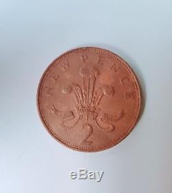 Rare 1971 2p New Pence Piece Coin UK Great Britain Collectible Pre-1983