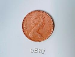 Rare 1971 2p New Pence Piece Coin UK Great Britain Collectible Pre-1983