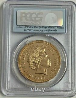 Rare 2012 Great Britain Gold £5 Coin#1 Diamond Jubilee Sovereign PCGS MS69