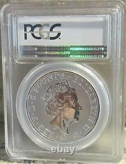Rare 2018 PCGS Great Britain / Black Bull of Clarence 2oz Silver MS69