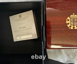 Rare 2020 Great Britain Royal Mint Die Trial Hallmarked Britannia Gold NGC PF70