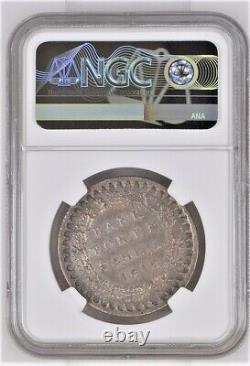 Rare. 925 Silver 1812 Great Britain 3 Shilling Bank Token George III NGC AU 53