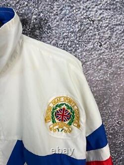Rare Adidas Great Britain 1973 Vintage Nylon Jacket Olympics British Deaf Sports