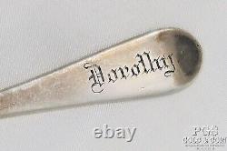 Rare Antique Silver Spoon Real Coin 1687 Great Britain James II Two Pence 21677