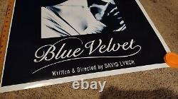 Rare BLUE VELVET Movie Poster Isabella Rossellini Good Condition Great Britain