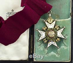 Rare BRITISH ORDER OF BATH C. B Military Medal in Original Case NR