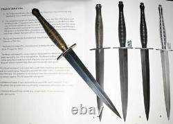 Rare Beaded & Ribbed F-S Fighting Knife Broadarrow 4
