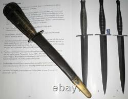 Rare Beaded & Ribbed F-S Fighting Knife Broadarrow 4