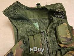 Rare British Army SAS UKSF DPM Woodland Camo Close Protection Trial Vest