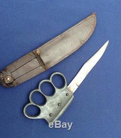 Rare British English Ww1 Issue Knife Dagger Sheffield Marked Blade