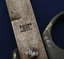 Rare British English Ww1 Issue Knife Dagger Sheffield Marked Blade
