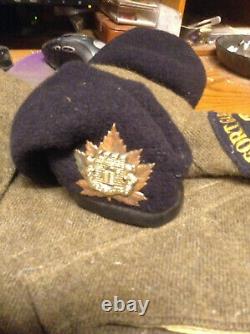 Rare Canadian Fort Gary Horse Bd With All Patches And Beret