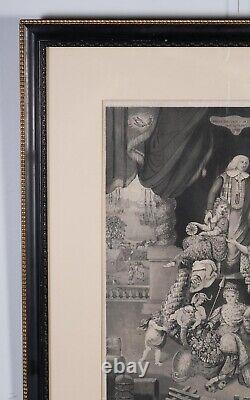 Rare English Allegorical print, Phelps, Jukes, 1782, Great Britain Zenith