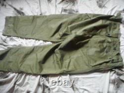 Rare GENUINE BRITISH ARMY ISSUE 1960 PAT og green COMBAT trousers pants L XL 36