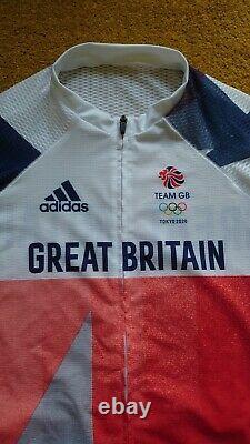 Rare Genuine Team Issue Great Britain Cycling Race Fit Jersey Tokyo Olympics