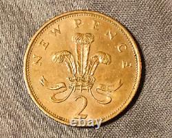 Rare! Great Britain 1980 2 New Pence