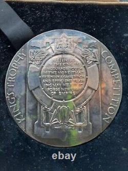 Rare Great Britain NRA Kings Trophy Competition Silver Shooting Medal