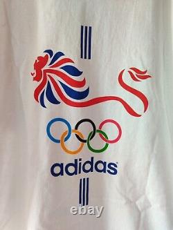 Rare Great Britain Olympic Games Team Atlanta 1996 Adidas Shirt Men Size XL