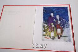 Rare Hand-Colored Drypoint Etching by Elyse Ashe-Lord Signed 1929 Great Britain