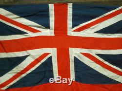 Rare Large Vintage British Navy Ensigen Ships Flag